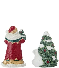 Fitz and Floyd Woodland Holiday Collection Salt & Pepper Set
