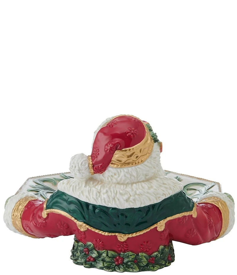 Fitz and Floyd Woodland Holiday Collection Santa Server
