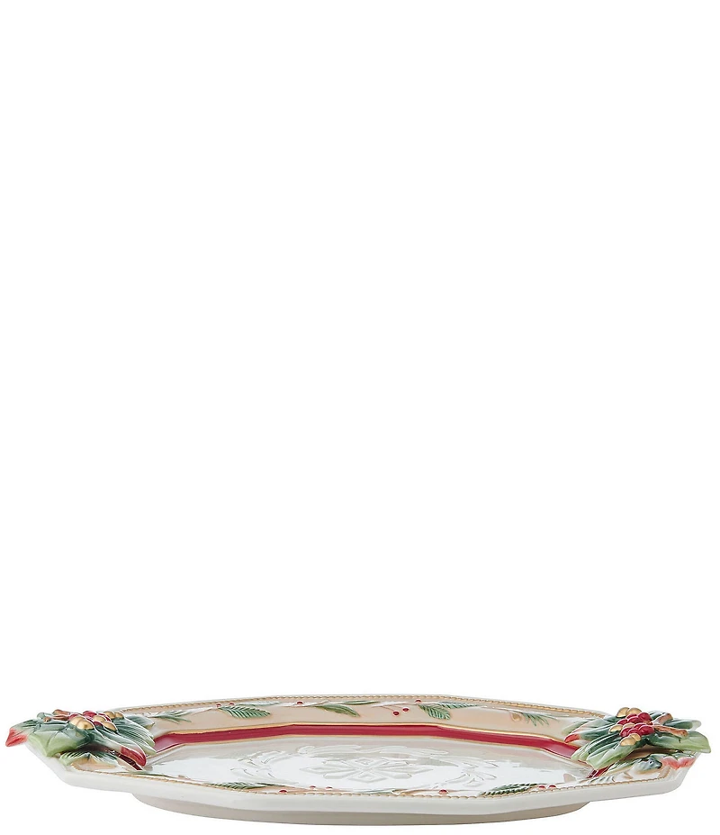 Fitz and Floyd Woodland Holiday Collection Serving Platter