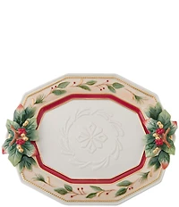 Fitz and Floyd Woodland Holiday Collection Serving Platter