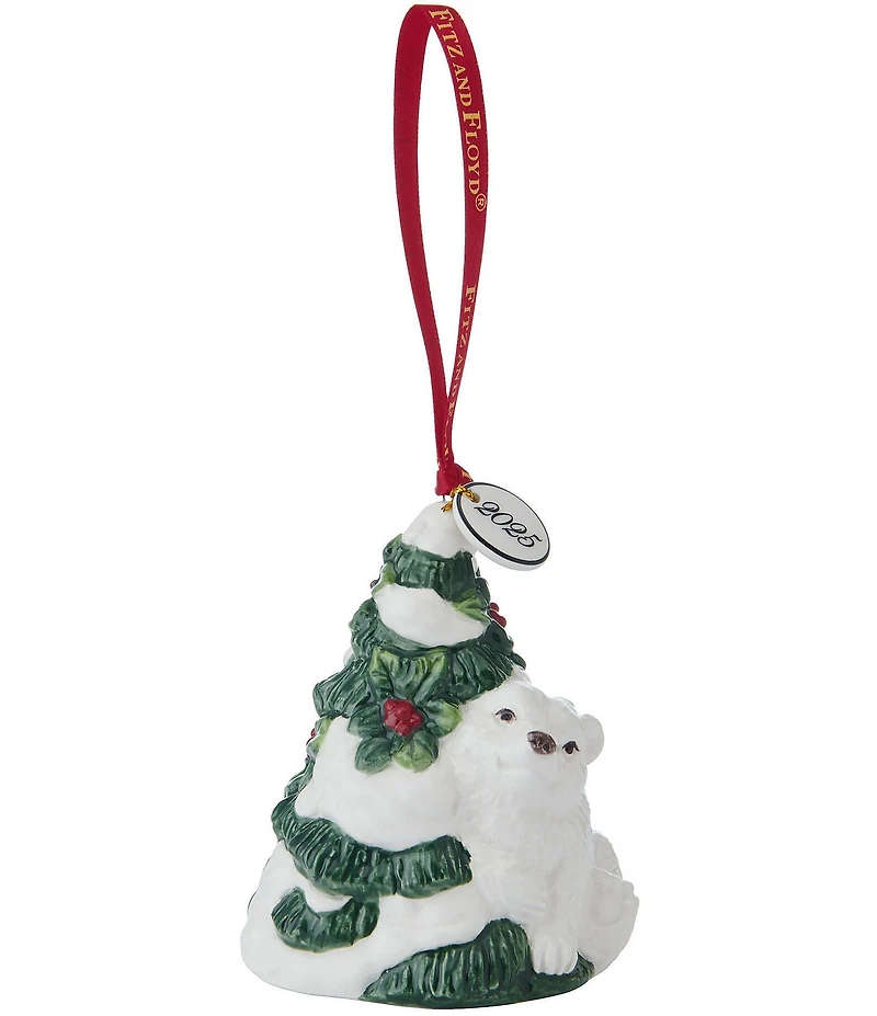 Fitz And Floyd Woodland Holiday Collection Tree 2025 Ornament