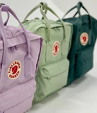 Fjallraven Patch Logo Kanken Water-Resistant Cotton Zipper Convertible Backpack