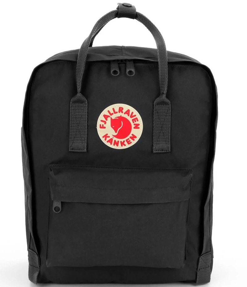 Fjallraven Patch Logo Kanken Water-Resistant Cotton Zipper Convertible Backpack