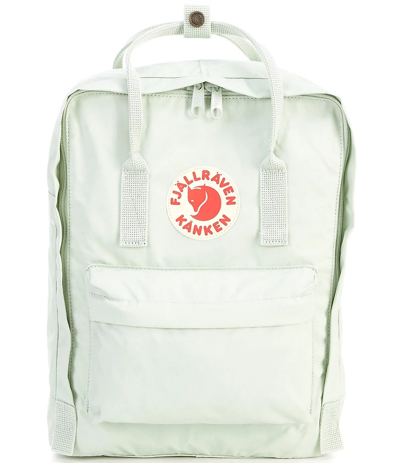 Fjallraven Patch Logo Kanken Water-Resistant Cotton Zipper Convertible Backpack