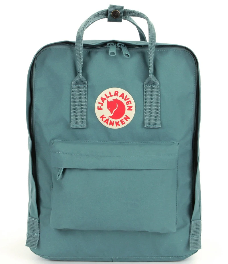 Fjallraven Patch Logo Kanken Water-Resistant Cotton Zipper Convertible Backpack
