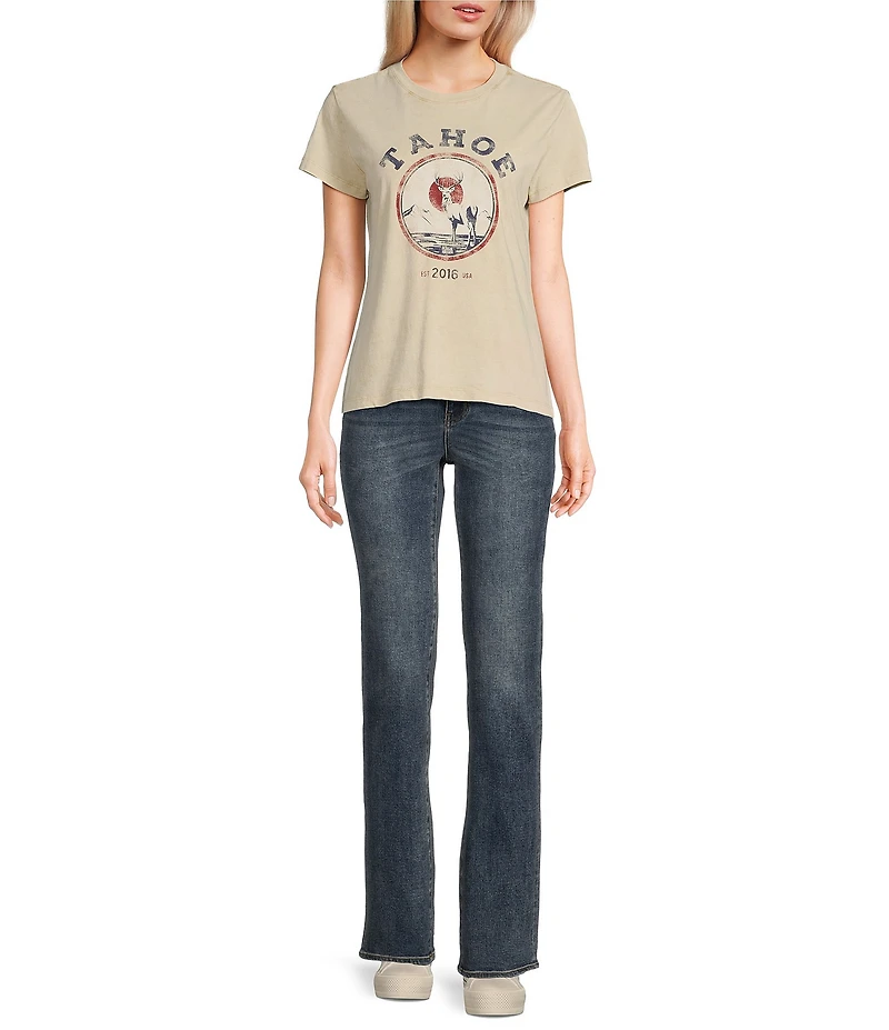 Flag and Anthem Aldie High Rise Straight Leg Jeans
