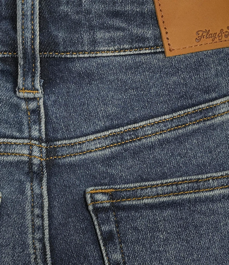 Flag and Anthem Aldie High Rise Straight Leg Jeans