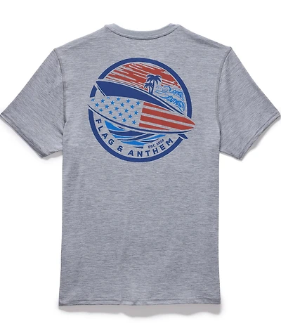 Flag and Anthem Americana Surf UPF Performance T-Shirt