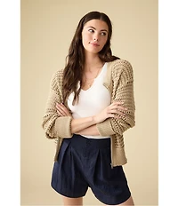 Flag and Anthem Anna Notch Neck Ribbed Knit Tank Top