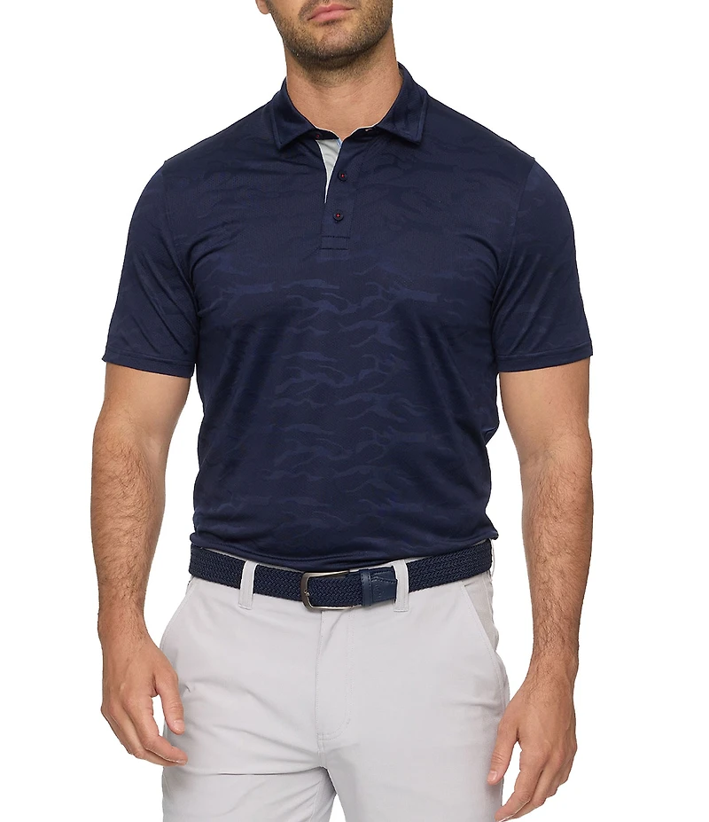 Flag and Anthem Arcadia MadeFlex Performance Camouflage Printed Golf Polo Shirt