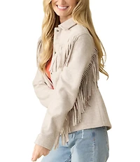 Flag and Anthem Arley Fringed Long Sleeve Jacket