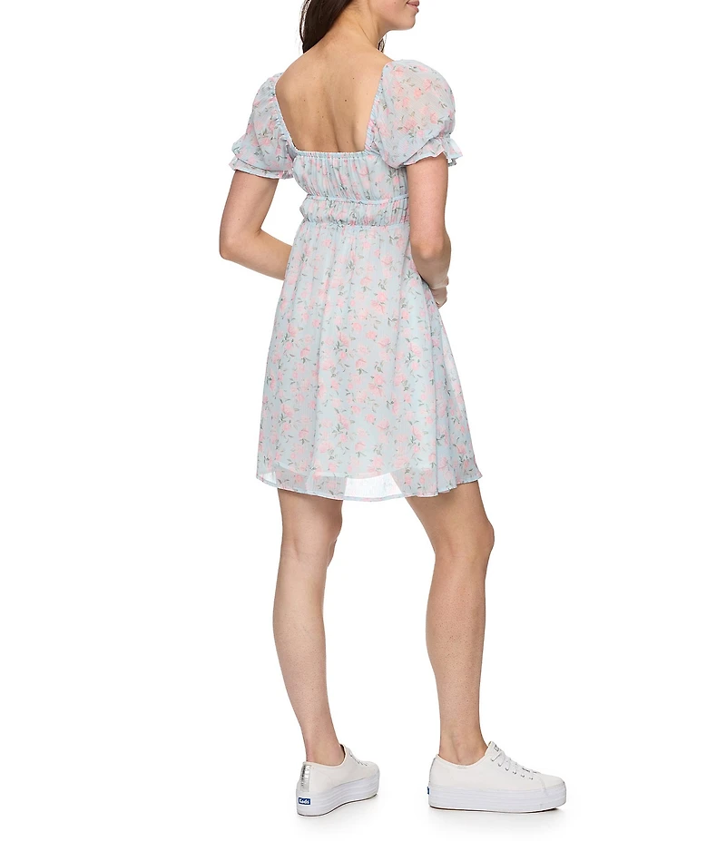 Flag and Anthem Aubry Floral Printed Mini Dress