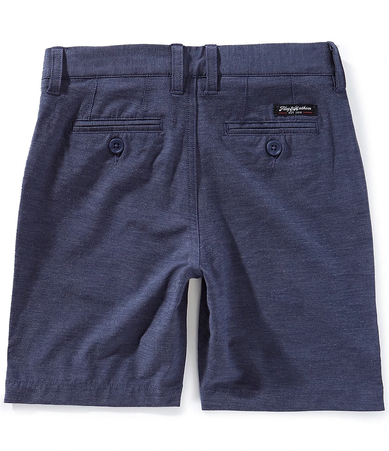 Flag and Anthem Big Boys Cotton-Blend Any-Wear MadeFlex Performance 8#double; Inseam Shorts