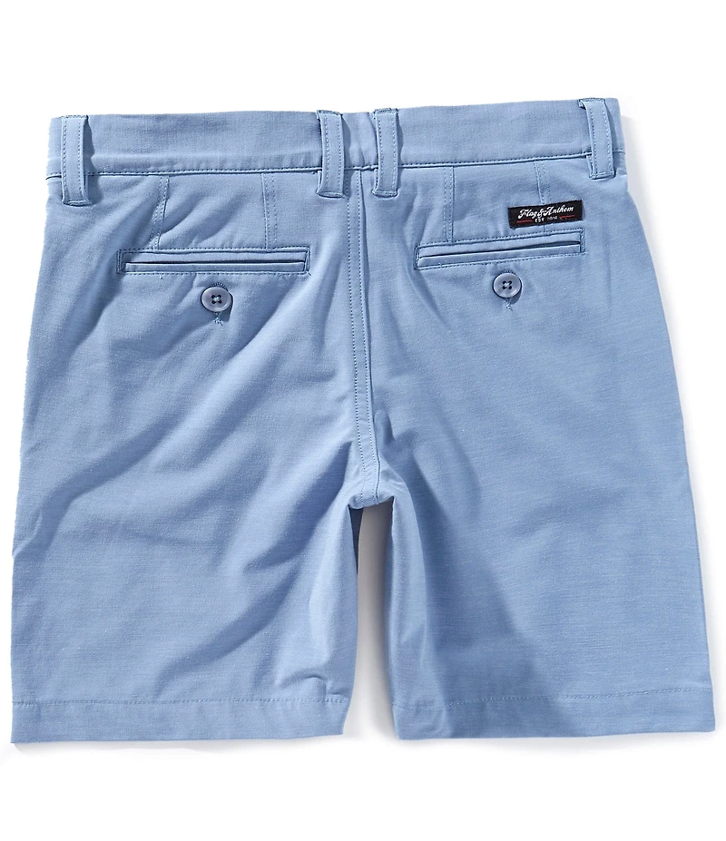 Flag and Anthem Big Boys Cotton-Blend Any-Wear MadeFlex Performance 8#double; Inseam Shorts