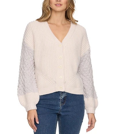 Flag and Anthem Brielle Mixed Stitch Cardigan