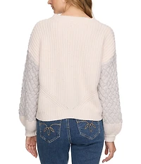 Flag and Anthem Brielle Mixed Stitch Cardigan
