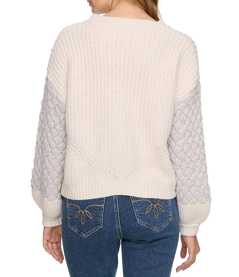 Flag and Anthem Brielle Mixed Stitch Cardigan