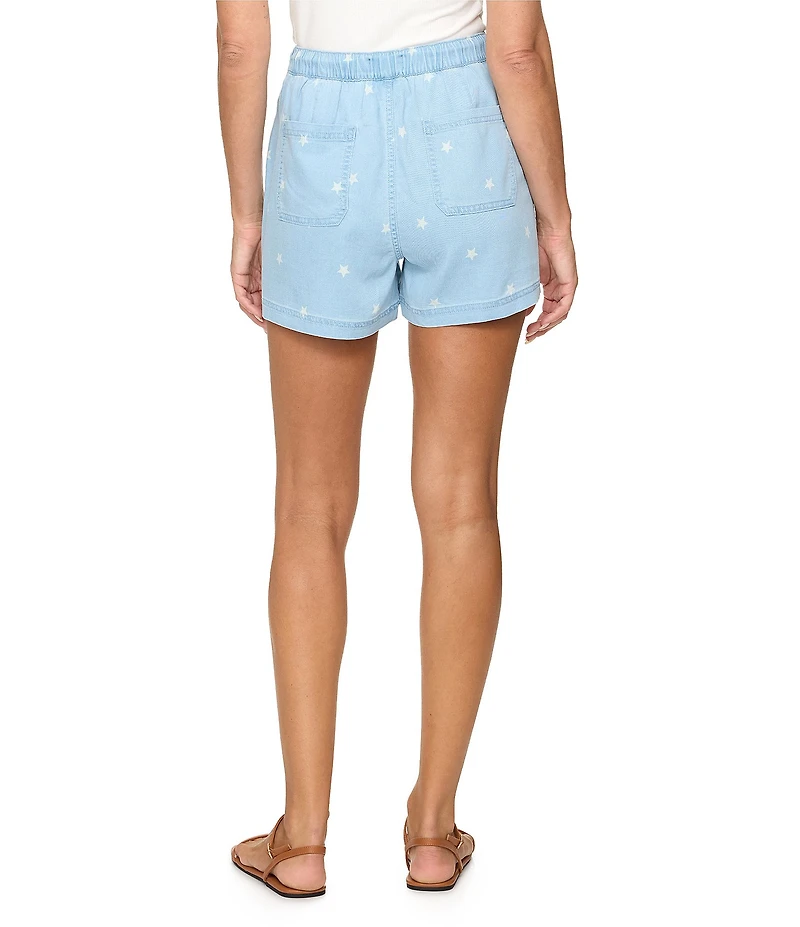 Flag and Anthem Buffy Drawstring Star Shorts