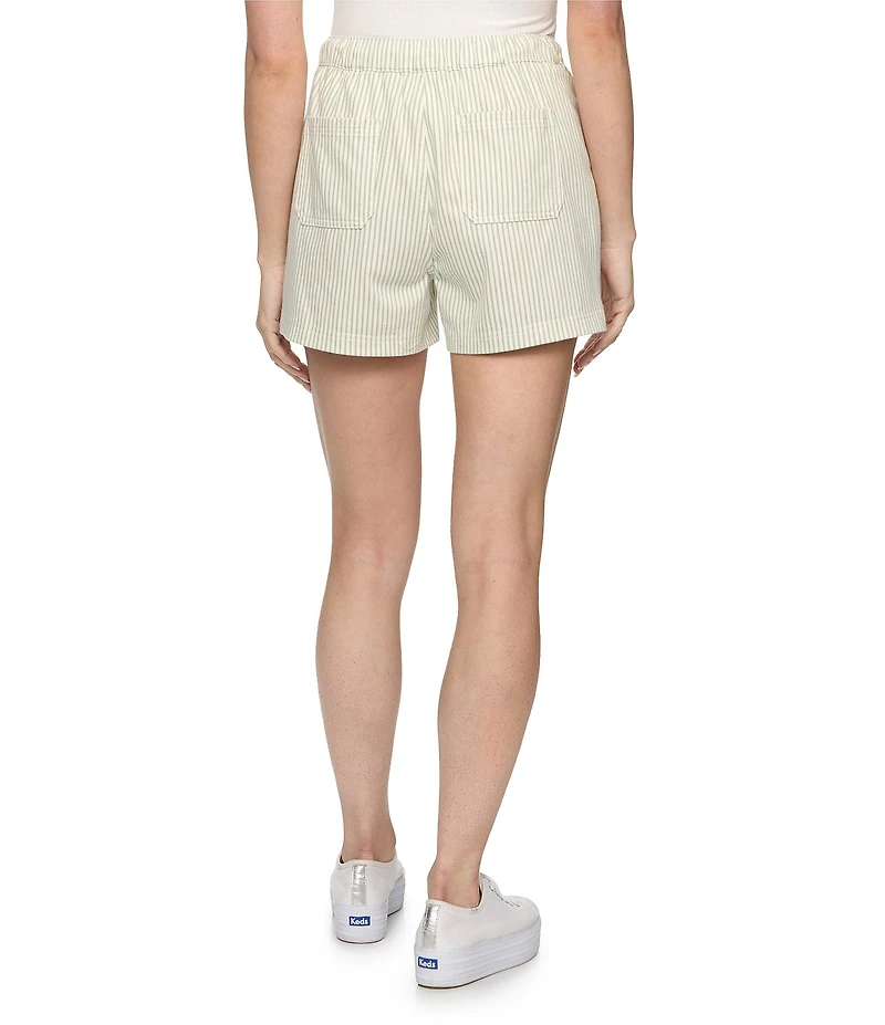 Flag And Anthem Buffy Striped Drawstring Shorts