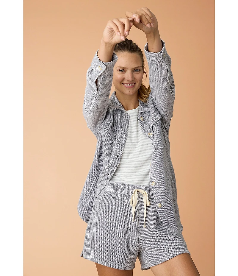 Flag and Anthem Burleigh High Rise Knit/Terry Shorts