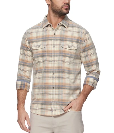 Flag and Anthem Campbell Long Sleeve Plaid Shirt