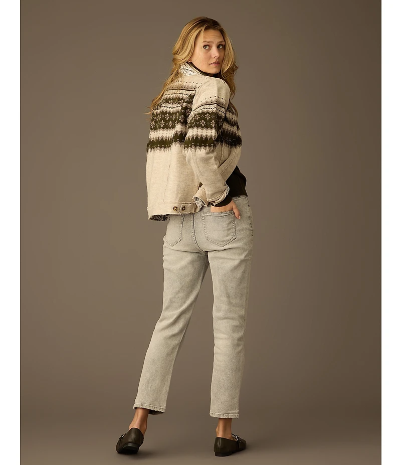 Flag and Anthem Charlie Mid Rise Relaxed Straight Leg Jeans