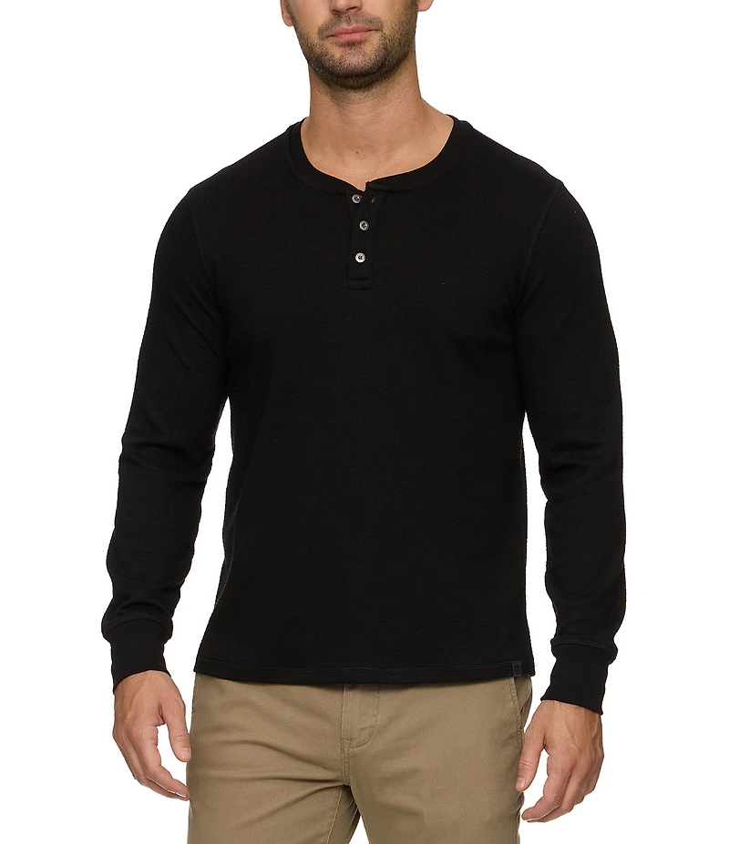 Flag and Anthem Chatsworth Super Soft Waffle Knit Long Sleeve T-Shirt