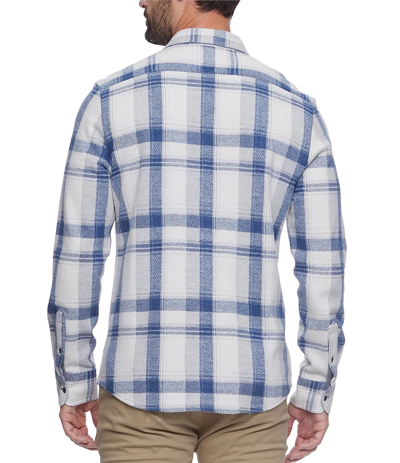 Flag and Anthem Cordova MadeFlex Performance Long Sleeve Plaid Stretch Flannel Shirt
