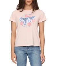 Flag and Anthem Country Girl Short Sleeve T-Shirt