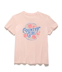 Flag and Anthem Country Girl Short Sleeve T-Shirt