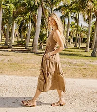 Flag and Anthem Daphne Woven Midi Dress