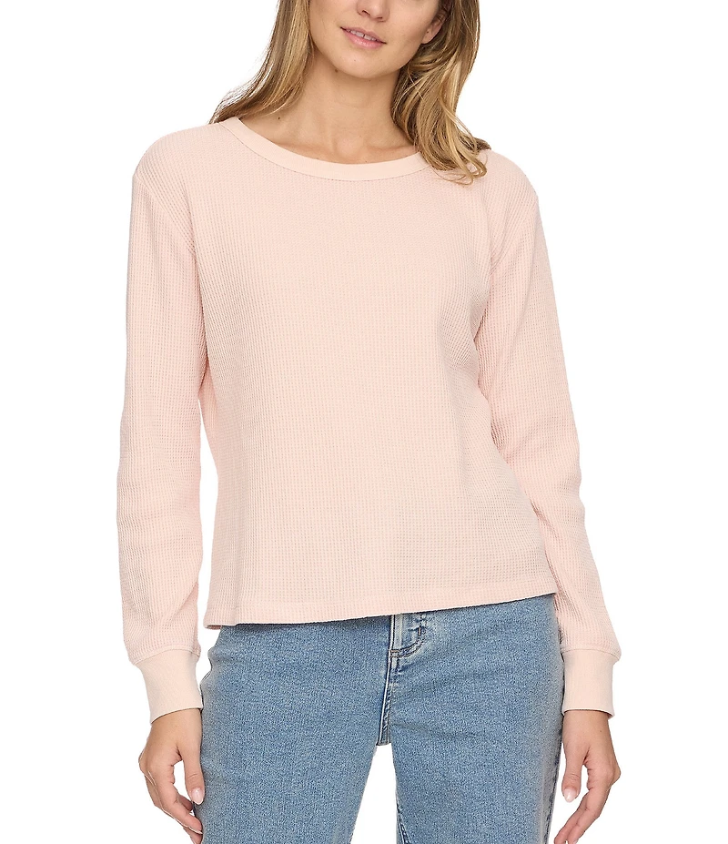Flag and Anthem Fayston Long Sleeve Waffle Knit Top