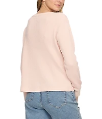 Flag and Anthem Fayston Long Sleeve Waffle Knit Top