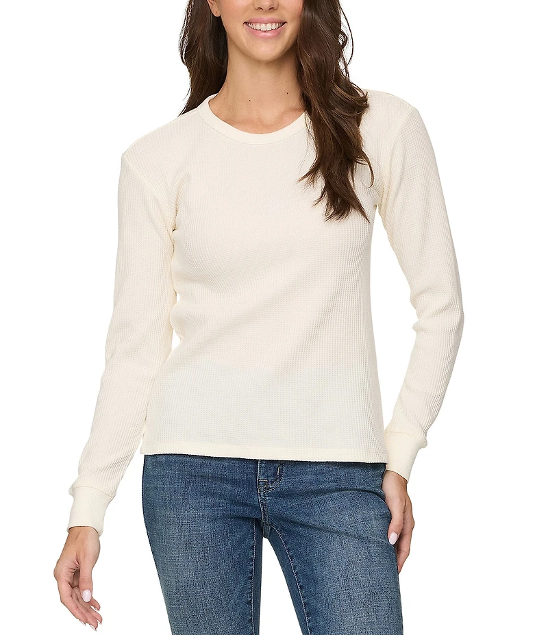Flag and Anthem Fayston Long Sleeve Waffle Knit Top