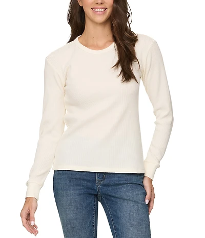 Flag and Anthem Fayston Long Sleeve Waffle Knit Top