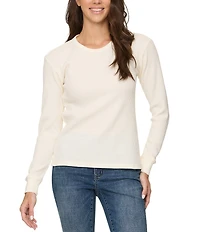 Flag and Anthem Fayston Long Sleeve Waffle Knit Top