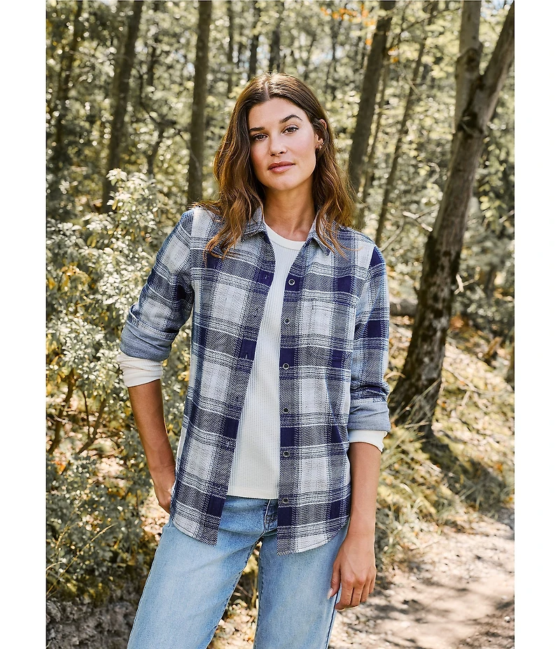 Flag and Anthem Fayston Long Sleeve Waffle Knit Top