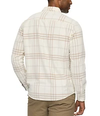 Flag and Anthem Greely Plaid Plush Corduroy Long Sleeve Shirt