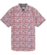 Flag and Anthem Harrington Short Sleeve Floral Printed Woven Shirt