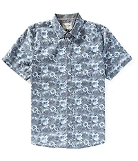 Flag and Anthem Harrington Short Sleeve Floral Printed Woven Shirt