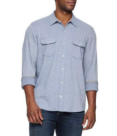 Flag and Anthem Hero Long Sleeve Solid Twill Performance Shirt
