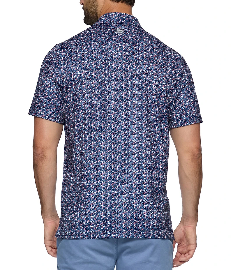 Flag And Anthem Higgins Americana Short Sleeve Polo Shirt