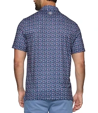 Flag And Anthem Higgins Americana Short Sleeve Polo Shirt