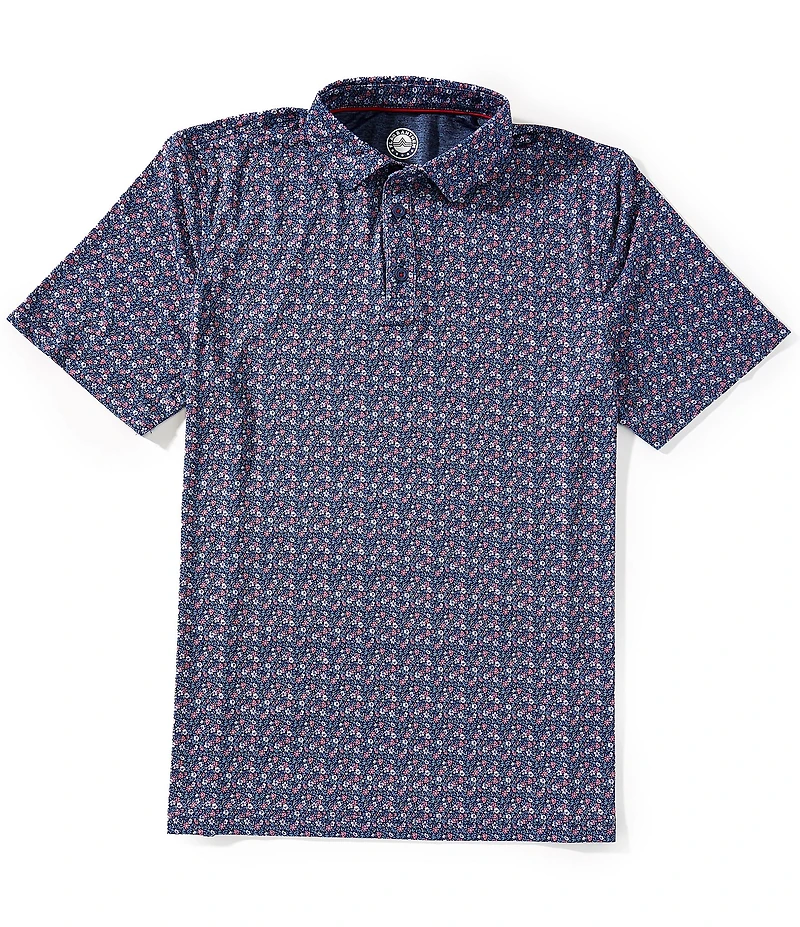 Flag And Anthem Higgins Americana Short Sleeve Polo Shirt