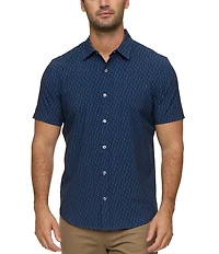 Flag and Anthem Howes MadeFlex UPF Performance Flag Print Short Sleeve Shirt
