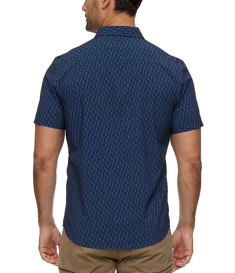 Flag and Anthem Howes MadeFlex UPF Performance Flag Print Short Sleeve Shirt