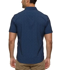 Flag and Anthem Howes MadeFlex UPF Performance Flag Print Short Sleeve Shirt