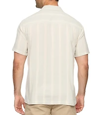 Flag and Anthem Judson Short Sleeve Stripe Camp Collar Shirt