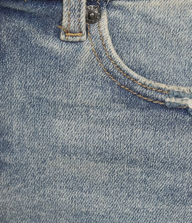 Flag and Anthem Kellie High Rise Cut-Off Denim Shorts