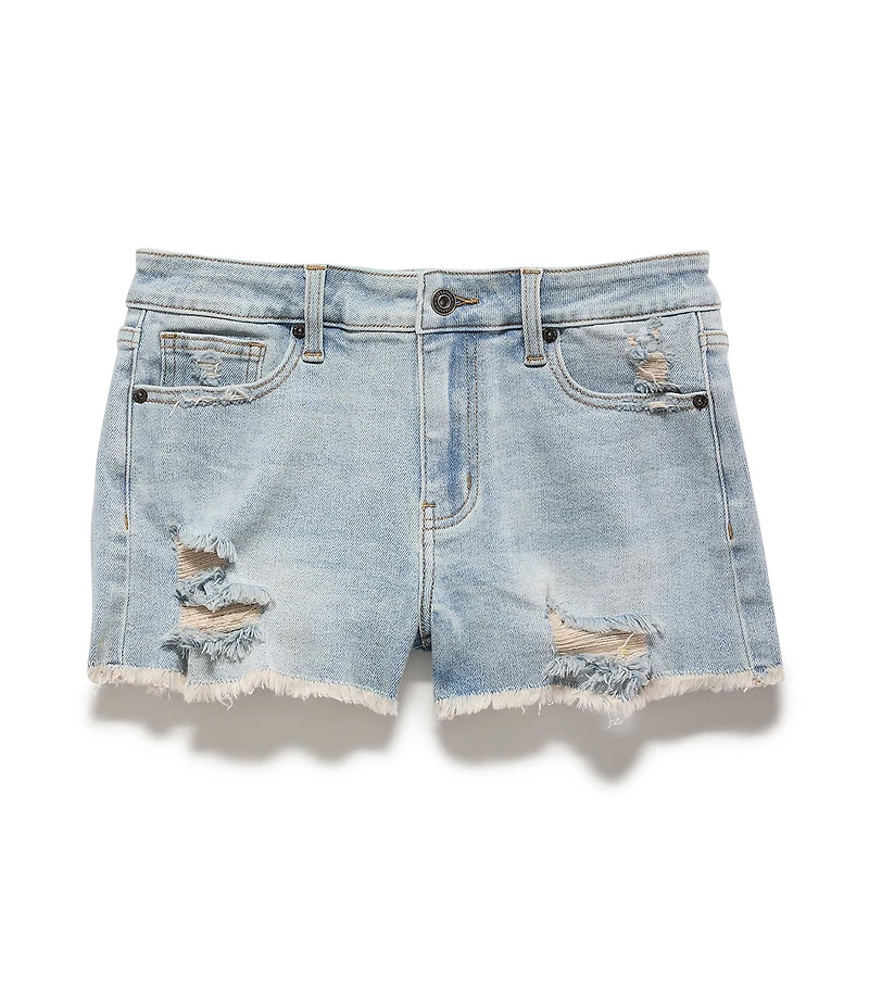 Flag and Anthem Kellie High Rise Cut-0ff Denim Shorts